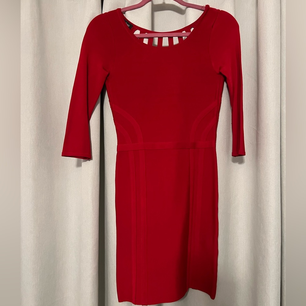 Bebe body on dress. The back is exquisite! Pageant, prom, Christmas party